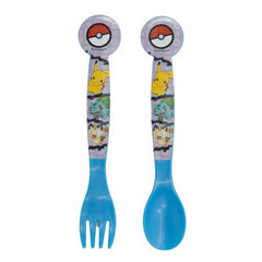 Disney Stor 2 Pcs PP Cutlery Set in Polybag Pokémon Distorsion | 8017