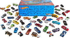 Hot Wheels Cars Set of 50 Toy Cars Trucks & Aircraft 1:64 Scale