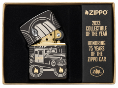 Zippo 2023 Collectible of the Year 75th Anniversary Car Design Windproof Lighter | 48693