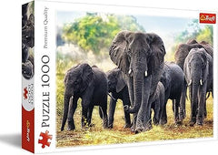 Trefl African Elephants Puzzle - 1000 Pieces | 10442
