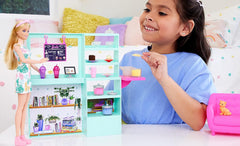 Barbie Cute 'N Cozy Café Doll & Playset with 21 Accessories | HKT94