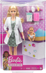 Barbie Doctor, Blonde with Baby & Accessories | GVK03