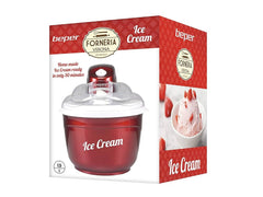 Beper Automatic Ice Cream & Sorbet Maker, Double-Insulated Aluminium Basket | P102GEL002