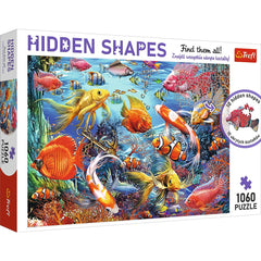Trefl Hidden Shapes - أحجية الصور المقطوعة للحياة تحت الماء 1060 قطعة | 10676