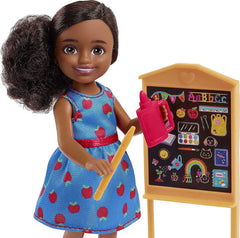 Barbie Chelsea Can Be Teacher Doll & Playset with Classroom Accessories | HCK69