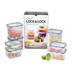 Lock n Lock PP Classic Colorbox 7P Set (2 x HPL806, 2 x HPL807, 1 x HPL816, 1 x HPL817, 1 x HPL818) | HPL818CS7
