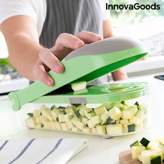 InnovaGoods 7 In 1 Vegetable Cutter, Grater And Mandolin With Recipes And Accessories Choppie Expert| V0103134