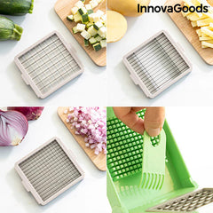 InnovaGoods 7 In 1 Vegetable Cutter, Grater And Mandolin With Recipes And Accessories Choppie Expert| V0103134