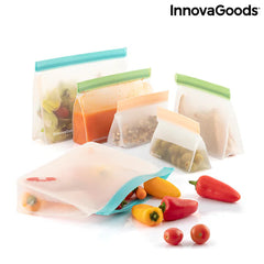 InnovaGoods Set Of Reusable Hermetically-Sealed Bags Zags 6 Pieces | V0103189