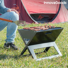 InnovaGoods Folding Portable Barbecue For Use With Charcoal Foldyq | V0103252