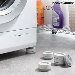 InnovaGoods Set Of Stackable Anti-Vibration Feet Novib 4 Units | V0103563