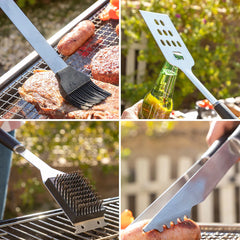 InnovaGoods Bbq Utensils Kit With Case Bbset 12 Pieces | V0103694