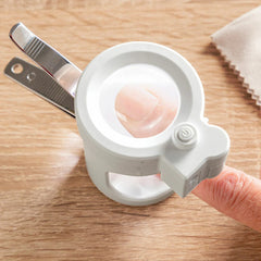 InnovaGoods Nail Clippers With Led Light, Magnifying Glass And File Clail | V0103840