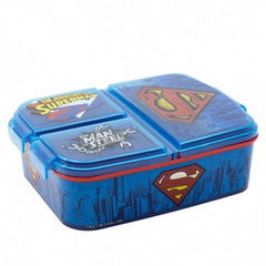 Stor Multi Compartment Sandwich Box Superman Symbol | 85620