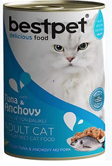 Bestpet Cat With Tuna & Anchovy In Gravy 400 Grs | P0028