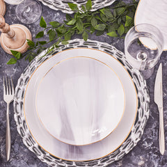 Karaca Ria - 39-Piece Stoneware Dinner Set - 12 People - Grey | 153.03.08.0624
