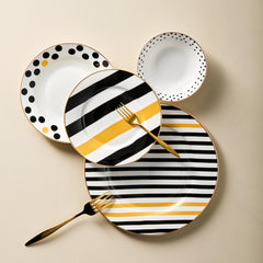 Karaca Nossa - 24-Piece Porcelain Dinner Set - 6 People | 153.03.06.6027