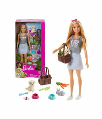 Barbie Doll with Pet (Blonde) | MTBBFPR48