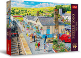 Trefl Premium Plus Quality - Tea Time: The Village Station 1000-Piece Jigsaw Puzzle | 10810