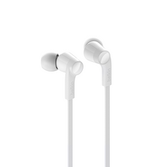 Belkin SoundForm Wired Earbuds - Lightning Connector - White