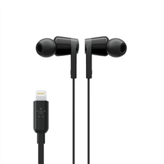 Belkin SoundForm Wired In-Ear Earbuds with Lightning Connector - Black | G3H0001btBLK