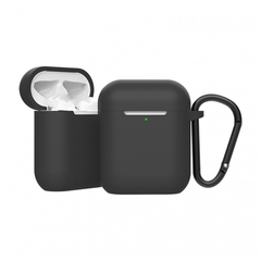 Green Lion Berlin Series Silicone Case for Airpods 1/2 - Black | GNSILAIR2BK