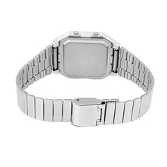 Casio Vintage Digital Unisex Watch - Silver | A130WE-7ADF