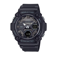 Casio Men Analog-Digital Watch - Black | AEQ-120W-1BVDF