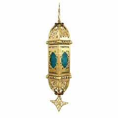 Ramadan Hanging Metal Lantern with Star Design | AL994