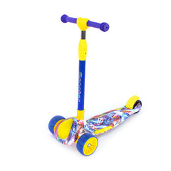 3-Wheel Colorful Kids Scooter – Blue & Yellow | ALX-328