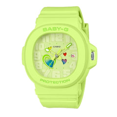 Casio Baby-G Women Playful Hearts Series Analog Watch - Green | BGA-10-3ADR