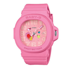 Casio Baby-G Women Playful Hearts Series Analog Watch - Pink | BGA-10-4ADR