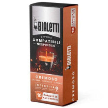 Bialetti 096080352 10 Pcs Nespresso Compatible Capsules, Cremoso | BIA096080352