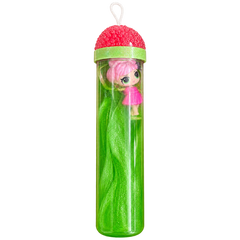Mini Doll Glitter Slime Tube Toy - Green | AL1099-GRN