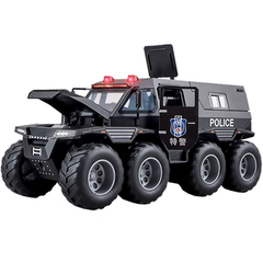 Diecast 1/24 Metal Model Swat 8x8 - Black| 8024C