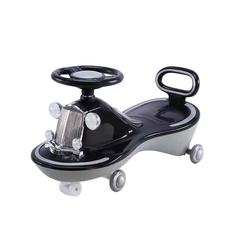 Kids Classic Twist Ride-On Car – Black & Grey | AL6888