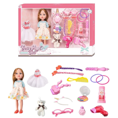 Pretty Angel Girl Doctor Doll Set with Dress & Accessories | WZB9603-12