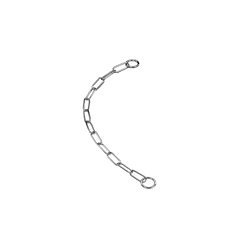 Nobby Chrome Large Link Chain Collar | 73025