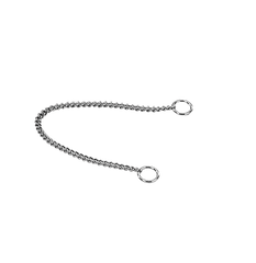 Nobby Chrome Small Link Chain Collar | 73005