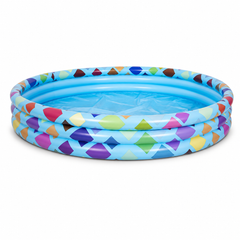 Inflatable Dots 3-Ring Round Pool 157 x 24cm | 51362