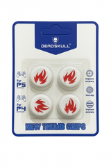 DeadSkull New Thumb Grips – Flame Design | PS4/PS5