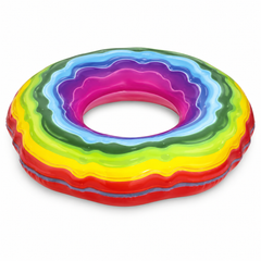 Bestway Rainbow Ribbon Inflatable Swim Ring 115 cm - Multicolor | 36183