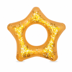 Bestway Glitter Fusion Star-Shaped Inflatable Swim Ring 107 cm - Gold | 36141