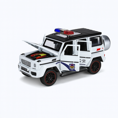 Diecast Car Toys 1/24 Metal Model G63 Police- White | A2462