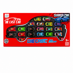 Die Cast Small Cars Multicolor Set 22 Pieces | WJ950-940W