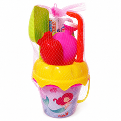 Mermaid Beach Bucket, Shovel & Molds 7pcs | JJ033