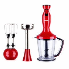 Fakir Lucina 1000W Blender Set with 1.5L Chopper - Red | 41003556