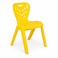 Dolu Kids Plastic Chair - Yellow | 3078/1