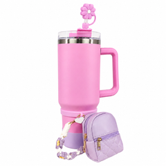 Stainless Steel Double Wall Vacuum Insulated Tumbler 1200ml - Baby Purple | C4102-BPR