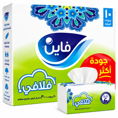 Fine Facial Tissue Fluffy 300 Sheets x 10 Pack | F0003285
